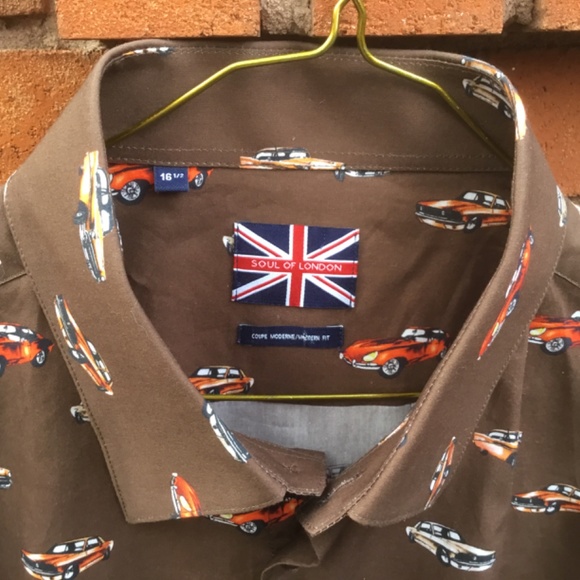 Men’s “Soul of London” Shirt - Size 16.5 - Picture 4 of 10